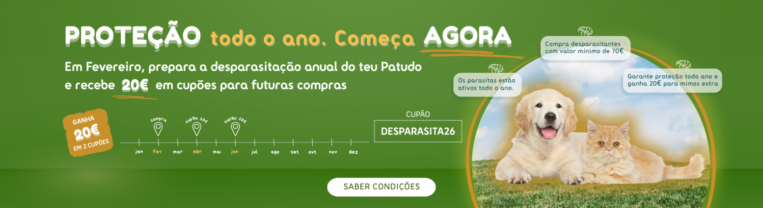 Campanha - "Desparasita cão e gato todo ano" Desparasitação com a NewPet 